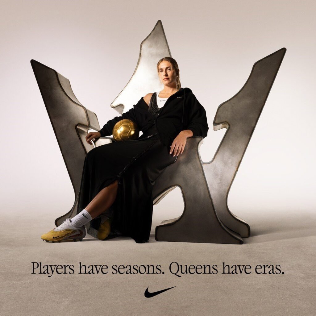Alexia Putellas y Nike lanzan edición dorada tras su tercer Balón de Oro